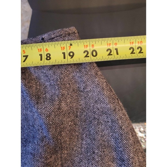 George Women's Solid Gray Polyester & Wool A-Line Casual Skirts Size 18W - Picture 8 of 10